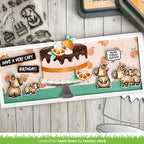 Lawn Fawn Capybaras! Stamps and Dies Cake