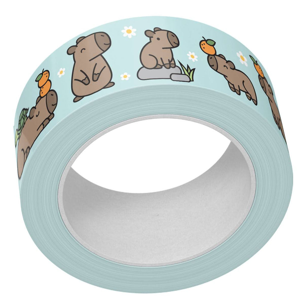 Lawn Fawn Capybaras! Washi Tape lf3755
