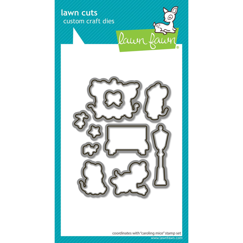 Lawn Fawn Caroling Mice Dies lf3894