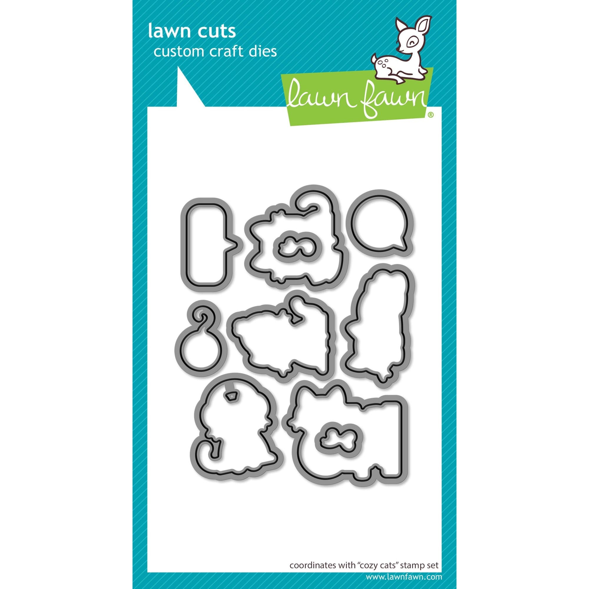 Lawn Fawn Cozy Cats Dies lf3897