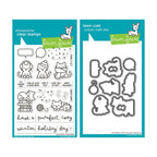 Lawn Fawn Cozy Cats Stamps and Dies