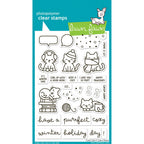 Lawn Fawn Cozy Cats Stamps lf3896