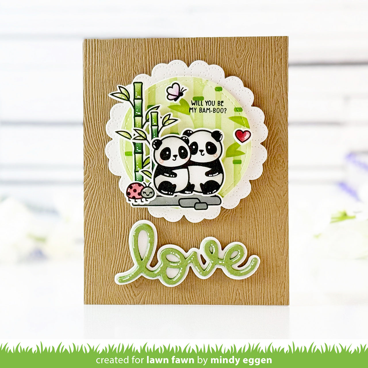 Lawn Fawn Doily Hearts Dies lf3612 love