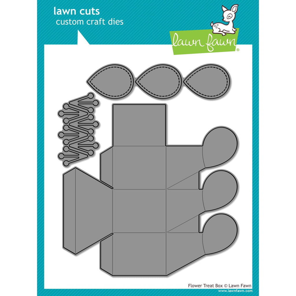 Lawn Fawn Flower Treat Box Dies lf4044
