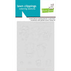 Lawn Fawn Garden Mouse Gardening Stencils lf3792