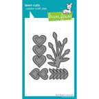 Lawn Fawn Heart Blooms Dies lf3958