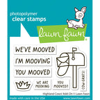 Lawn Fawn Highland Cows! Add-On Stamps lf4119