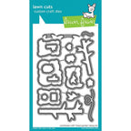 Lawn Fawn I Heart Pandas Dies lf3597