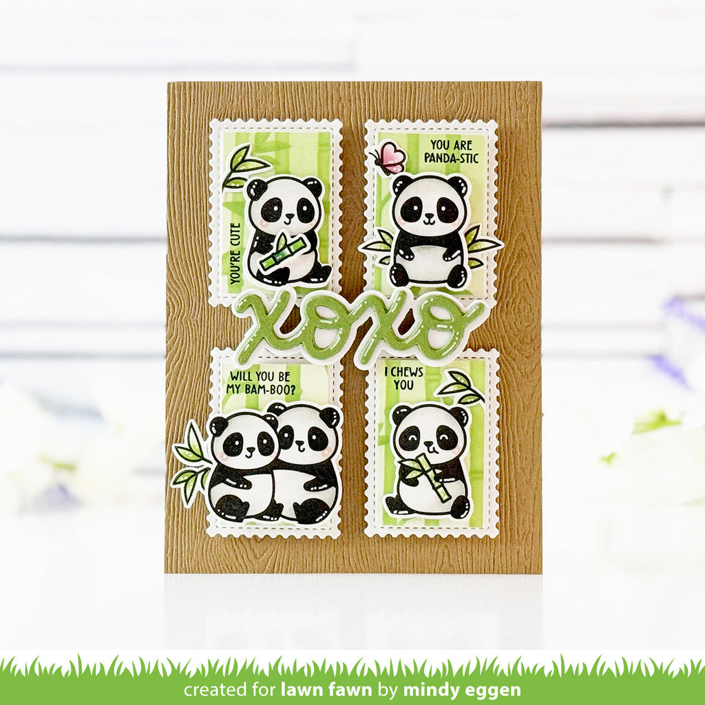 Lawn Fawn Little Letter Dies lf3611 xoxo