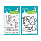 Lawn Fawn Mice Flowers Stamps and Dies