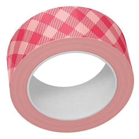 Lawn Fawn Pink Gingham Washi Tape lf3576