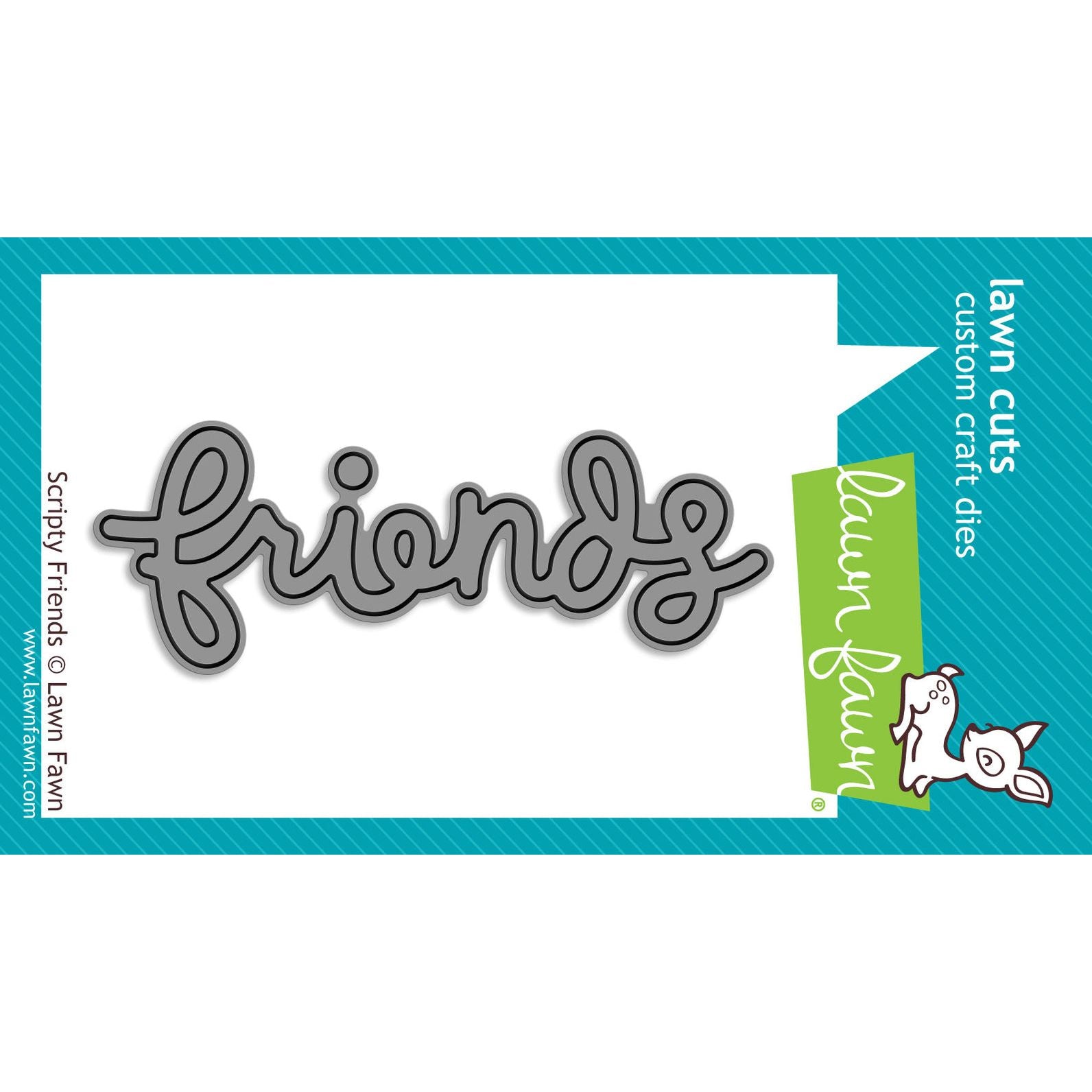 Lawn Fawn Scripty Friends Die lf1146