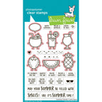 Lawn Fawn Summer Friends Dies lf3782 outline