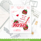 Lawn Fawn Sweet Strawberry Stamps lf3602 xoxo
