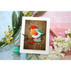 Simon Says Stamp Layered Berry Bird Wafer Dies s850 Season Of Wonder Hello Card | color-code:ALT03