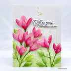 Simon Says Stamp Layered Perky Flower Wafer Die s860 Out Of This World
