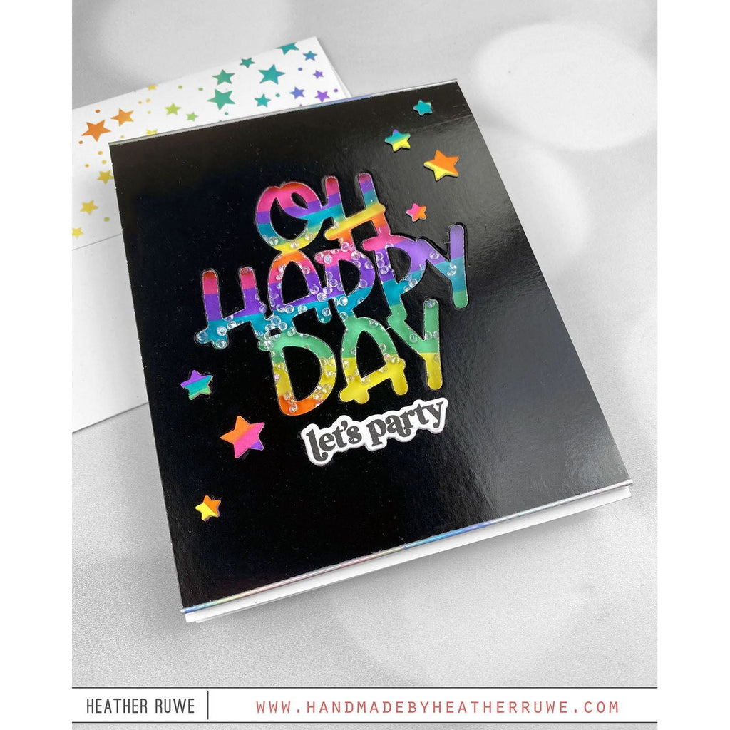 CZ Design Wafer Dies Layering Birthday Add Ons czd203c Out Of This World Birthday Card | color-code:ALT02