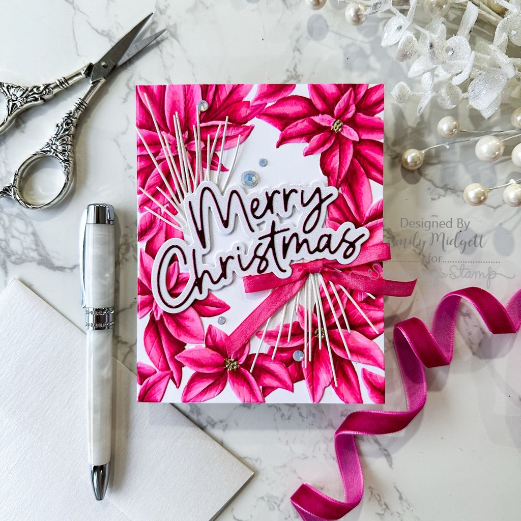 Simon Says Stamp Layering Pine Sprigs Wafer Die s1040 And Everything Nice Christmas Card | color-code:ALT04