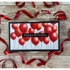 Simon Says Stamp Stencils Layering Balloons Borders 1049st Birthday Card | color-code:ALT01