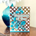 Simon Says Stamp Leaf Flourish Wafer Dies s886 Sweetheart Thinking of You Card