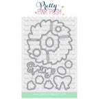 Pretty Pink Posh Leafy Spring Wreath Coordinating Dies