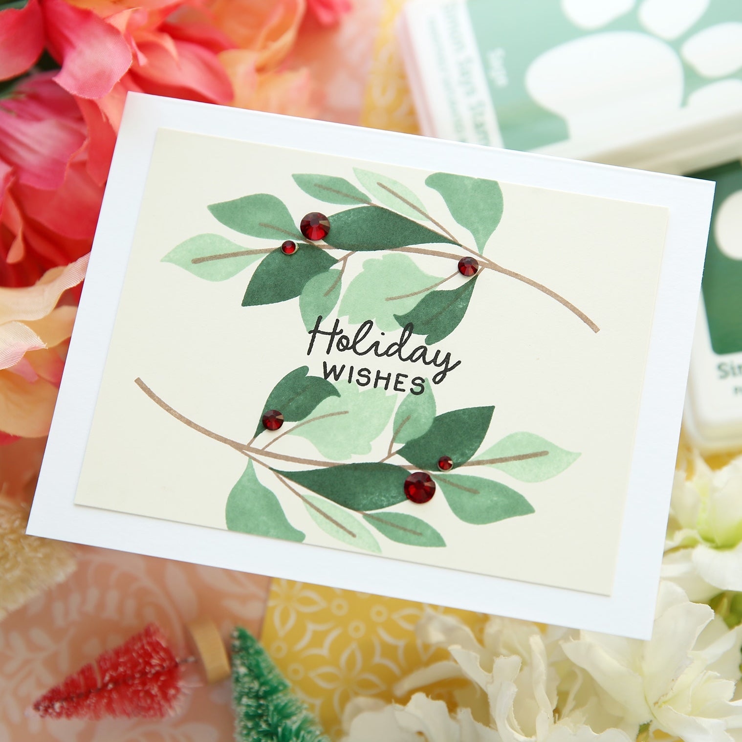 Simon Says Clear Stamps Sparkle Season 3340ssc Holiday Card | color-code:ALT02