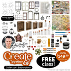 Limited Edition Simon Says Stamp Tim Holtz Collector's Laboratory Kit + Halloween LIVE CLASS ckhl26