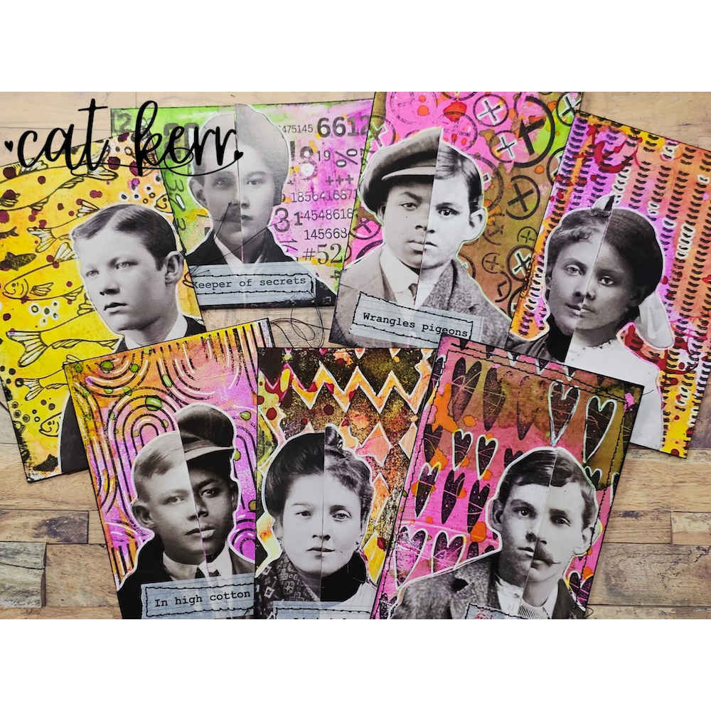 Lindy's Stamp Gang Everlasting Brights Flat Shaker 5 Pack portrait with bright colors