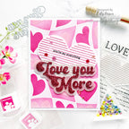 Simon Says Stamps and Dies Lined Heart set919lh To Be Loved Love Card | color-code:ALT02