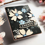 CZ Design Little Banners Wafer Dies czd221 Diecember Cheers Card