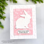 Simon Says Stamp Embossing Folder and Cutting Dies Little Bunnies sfd593 Beautiful Moments Easter Card