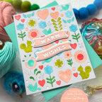 CZ Design Little Winter Banners Wafer Dies czd285 DieCember Warm Wishes Card | color-code:ALT04