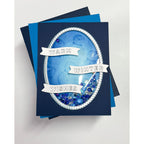 CZ Design Little Winter Banners Wafer Dies czd285 DieCember Winter Card