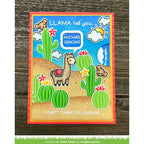 Lawn Fawn Llama Tell You Clear Stamps lf1678 I can't Thank You Enough