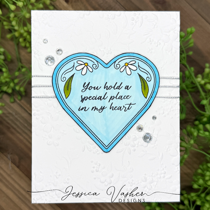 Simon Says Clear Stamps Locket of Love 2359ssc Heart to Heart
