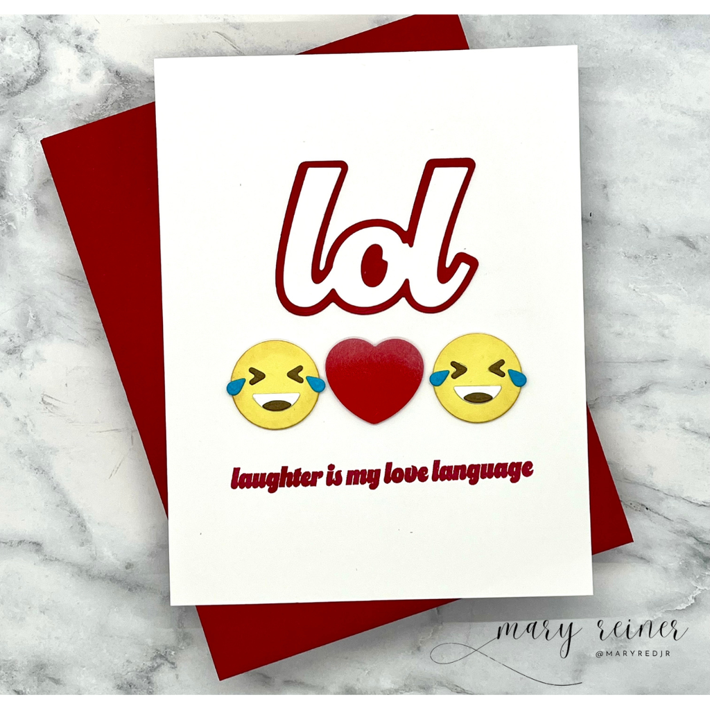 CZ Design Clear Stamps LOL cz396c Happy Camper LOL Card