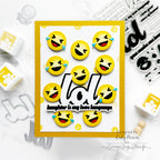 CZ Design Stamps and Dies LOL + Emoji Bundle set1034lot Happy Camper LOL Card | color-code:ALT08