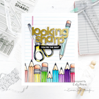 Simon Says Stamp Looking Sharp Wafer Dies sssd112848 Just A Note Back to School Card| color-code:ALT04