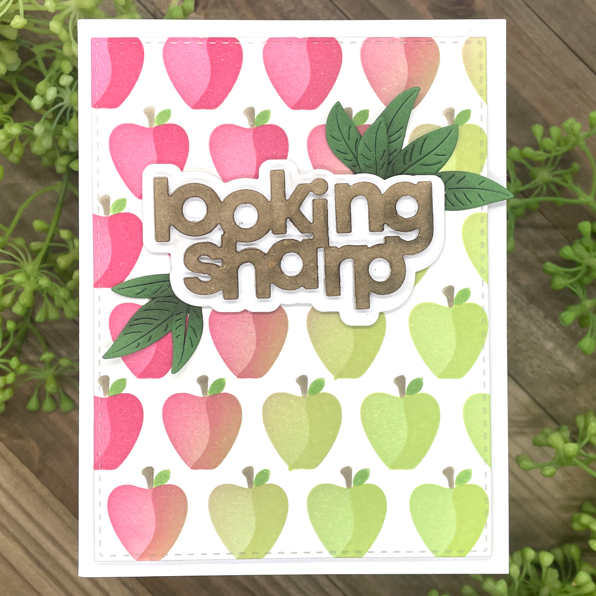  Simon Says Stamp Looking Sharp Wafer Dies sssd112848 Just A Note Back to School Card