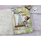 Stamperia Create Happiness Secret Diary Selection 6 Rice Paper A4 dfsa4xsd bird