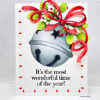 Simon Says Stamp Loopy Bow Wafer Die s1065 Sugar and Spice Holiday Card