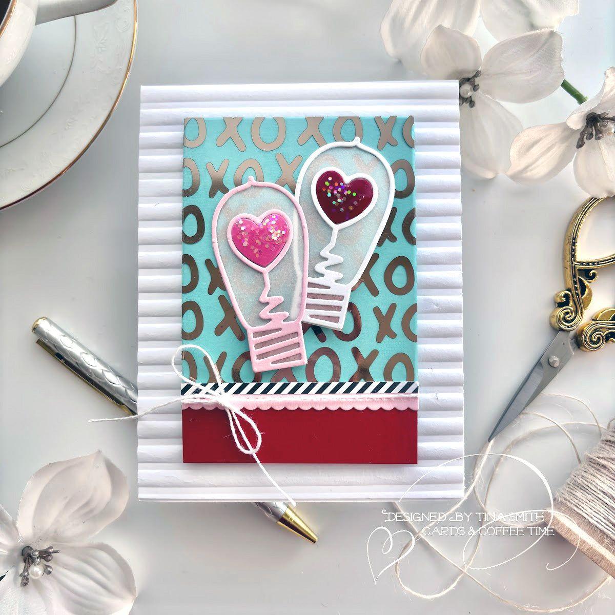 Simon Says Stamp Love Bulb Wafer Dies 1024sd Sweetheart Love Card | color-code:ALT04