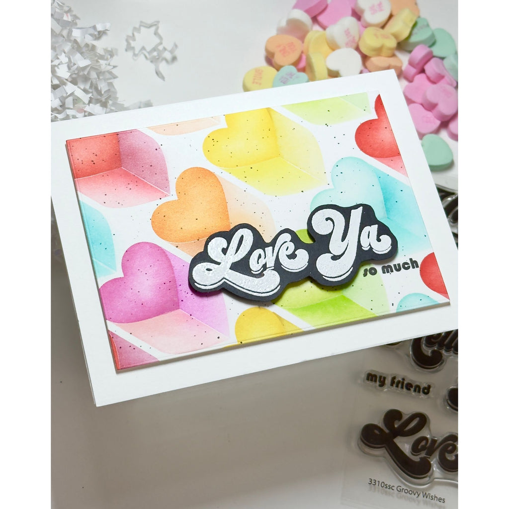 Simon Says Stamp Love City Wafer Dies 1552sdc Heart to Heart