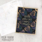 Simon Says Stamp Set of 3 Stencils Love City 1115stc Heart to Heart