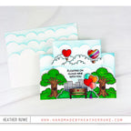 Simon Says Stamp Love Is in the Air Wafer Dies 1533sdc Heart to Heart Valentine's Day Card | color-code:ALT01