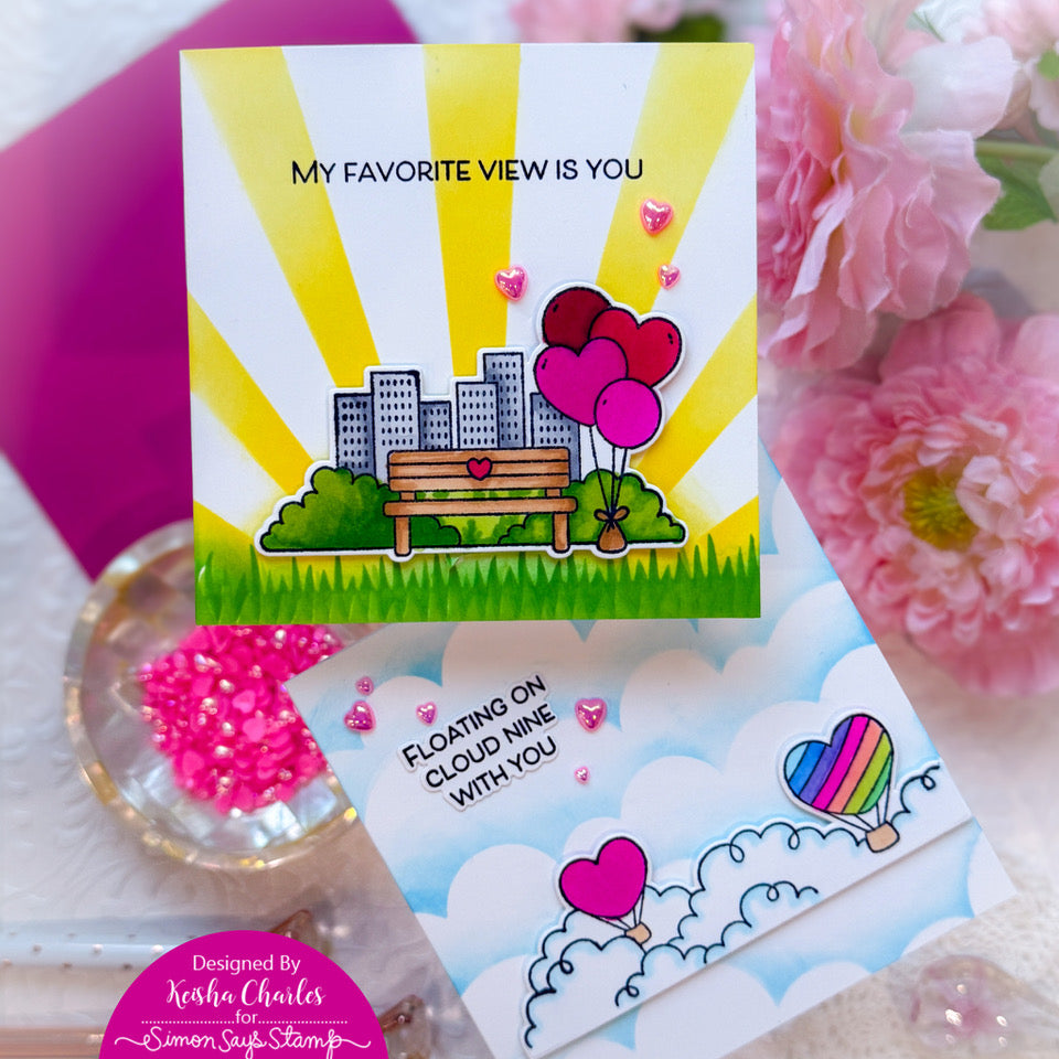 Simon Says Stamp Love Is in the Air Wafer Dies 1533sdc Heart to Heart