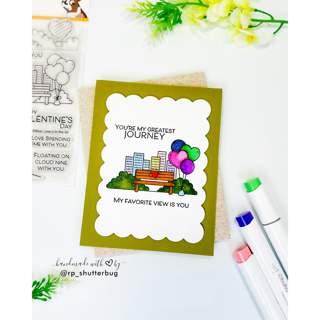 Simon Says Clear Stamps Love Is in the Air 3356ssc Heart to Heart