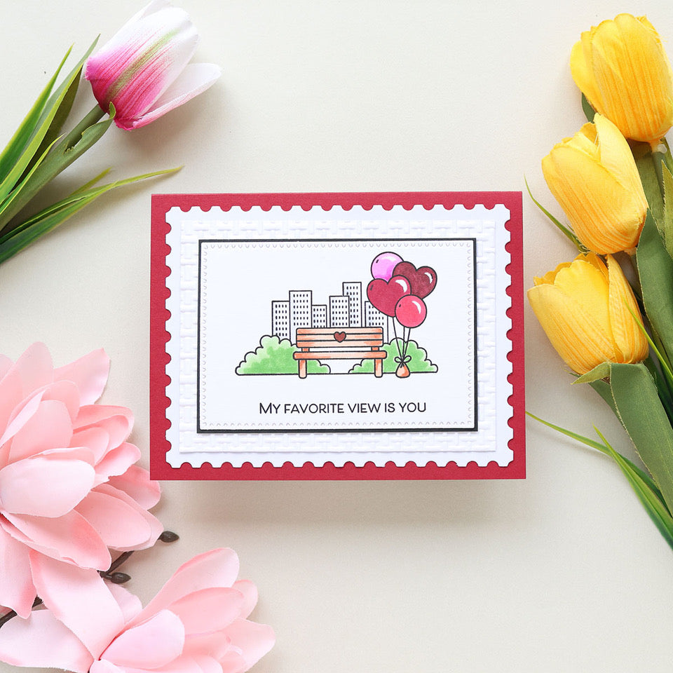 Simon Says Stamp Love Is in the Air Wafer Dies 1533sdc Heart to Heart