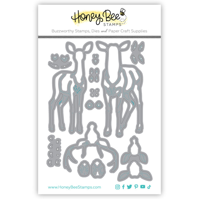Honey Bee Lovely Layers Deer Dies hbds-lldeer Detailed Packaging View