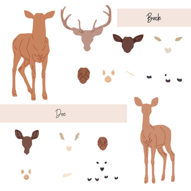 Honey Bee Lovely Layers Deer Dies hbds-lldeer Detailed Product View